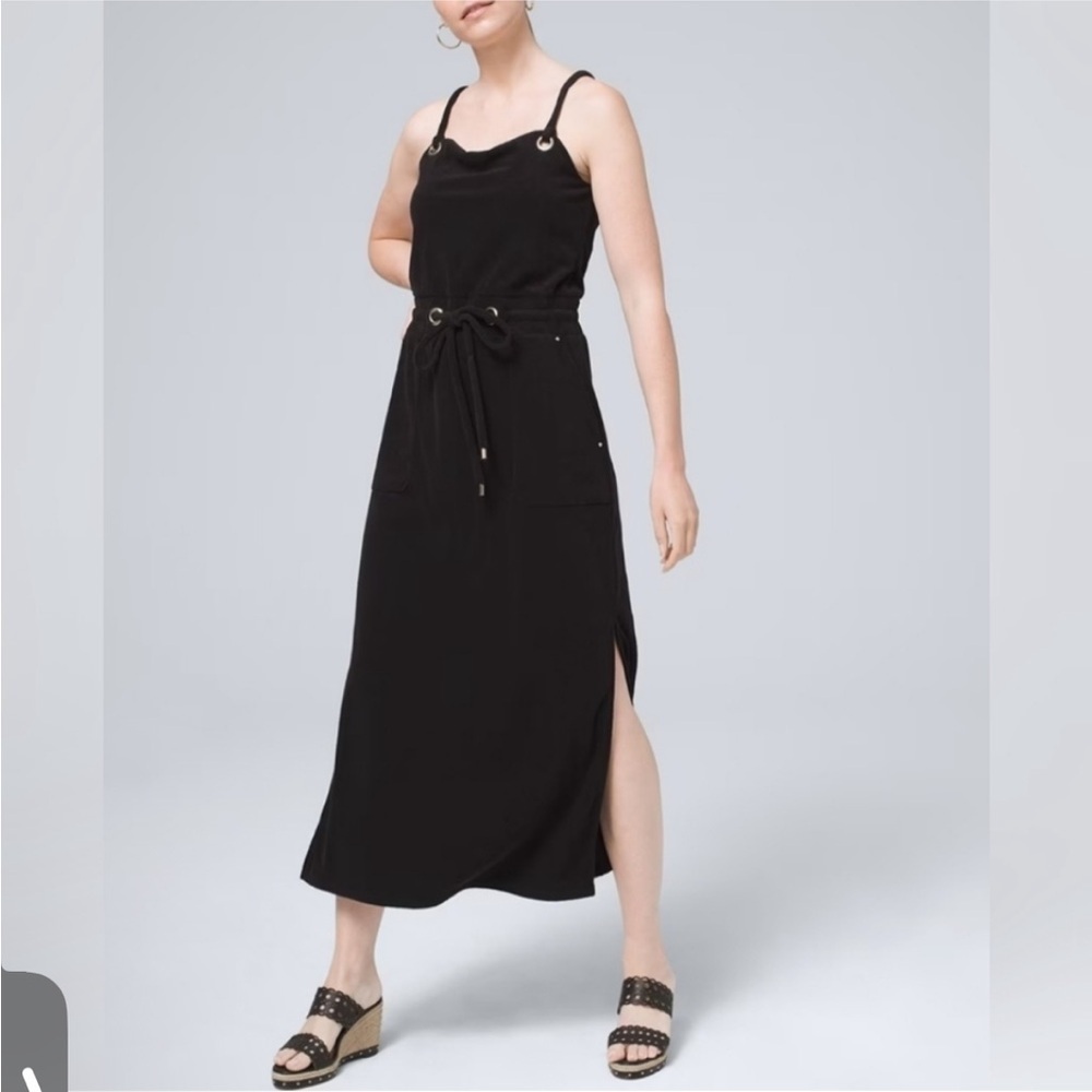 White House Black Market Weekend Terry Midi Dress